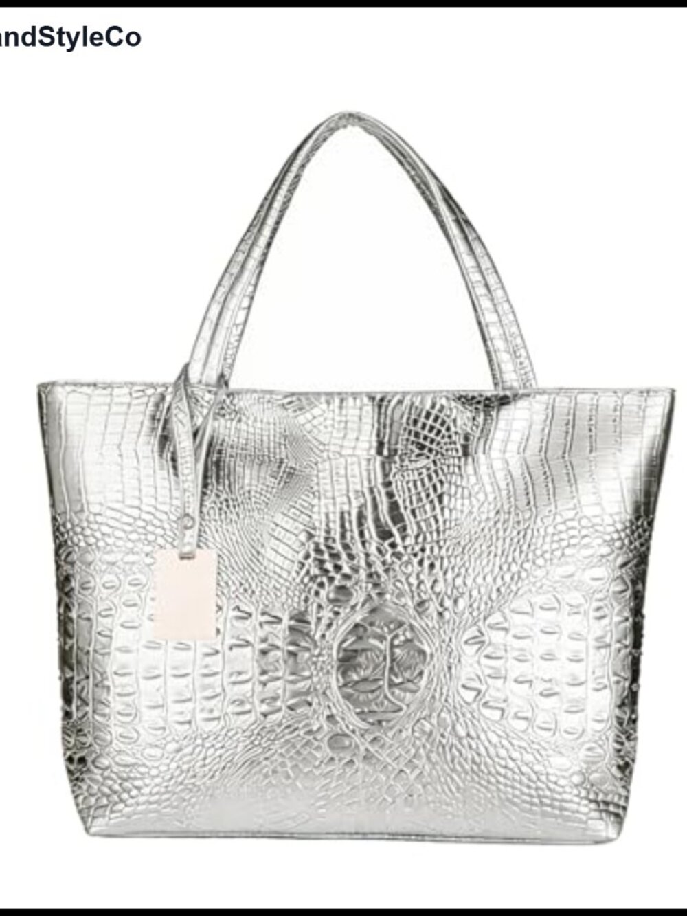 Faux Leather Crocodile Tote Shoulder Bag Travel Satchel Hobo Top Handle